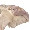 Juego de ropa de cama de cuatro piezas estilo pastoral con estampado floral de gasa de doble capa de algodón puro sábana de algodón con estampado de dibujos animados funda de edredón se puede dormir en ropa interior ropa de cama