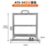 Chasis Abierto Matx Rack para Chasis de Computadora Aleación de Aluminio Atx Creativo Personalizado Itx Escritorio Chasis Refrigerado por Agua