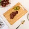 Tabla de cortar de bambú de doble cara para uso doméstico, resistente al moho, tabla de cortar vertical para cocina, tabla de cortar de bambú, antibacteriana y resistente al moho