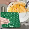 Toallas de cocina para el hogar, paños de cocina, manteles, paños de té decorativos con temática navideña, impresión digital transfronteriza