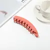 Clip de plátano esmerilado para PC transfronterizo Qiyue, clip vertical, temperamento, cola de caballo alta, artefacto fijo, clip de agarre, horquilla, clip de tiburón, venta al por mayor