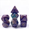 Fornecimento direto de fábrica dnd jogo de tabuleiro multi-superfície Starry Sky misto camaleão de três cores sete peças conjunto de acrílico terno de dados