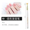Venta Directa de Fábrica de 16 Plumas para Uñas al por Mayor Plumas de Pintura Estilo Japonés Plumas de Tallado Plumas de Pétalos Plumas Degradadas Plumas de Delineado Ultra Finas