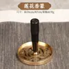 Herramientas de Incienso con Mango de Madera de Ébano para Principiantes: Cepillo para incienso, Pala para incienso, Cuchara para incienso, Sello para incienso, Separador de fuego, Quemador de incienso, Suministros para incienso