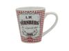 Taza de cerámica para leche de uso diario transfronterizo, taza publicitaria, taza para desayuno, LOGO imprimible, taza multicolor