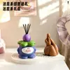 Adorno de aromaterapia de monstruo morado para mesa de entrada de sala de estar, decoración difusora para ambiente del hogar, decoración de fragancia personalizada