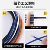 Um pedaço de postagem 4MM oval elástico elástico preguiçoso cadarço branco preto cinza cor cadarço sem amarração corda um par