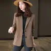Jaqueta de Terno Estilo Coreano 2026 Feminina Outono Novo Estilo Moda Feminina Casual Design Versátil Temperamento Top