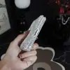 Popular Portatarjetas de Diamante de Aleación de Aluminio Antirrobo Transfronterizo para Hombres Anti-Desmagnetización Portátil Compacto Caja de Tarjetas de Presentación con Pedrería para Licencia de Conducir