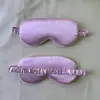 Máscara de ojos de satén en stock, venta al por mayor, elástica, para viaje, almuerzo, descanso, sueño, sombreado, transpirable, máscara de ojos elástica para intestino grueso