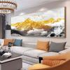 Nova Pintura Decorativa Moderna Chinesa Estilo Horizontal para Sala de Estar Simples Fundo de Sofá Pendurado na Parede com Suporte Pintura de Parede para Escritório