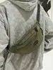 Bolso Cruzado para el Pecho Estilo Japonés para Hombres, Bolso Cruzado Simple de Moda para Exteriores, Nuevo Modelo 2025, Bolso de Cintura para Teléfono Deportivo de Ciclismo para Estudiantes