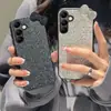 Adecuado para Fundas de Teléfono Móvil Samsung S25Edge Funda de Teléfono Móvil S25Fe Diamante Flash A26 Funda Suave a Cuadros Todo Incluido S26Ultra