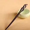 Mercadorias genuínas Pente de ébano pente de alto padrão diy estilo antigo acessórios de cabelo com balanço passo Pente de madeira novo estilo chinês adorno de cabeça feminino