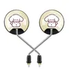 Yadi Emma 8mm Reflector Universal Puede DIY Dibujos Animados Lindo Convexo Gran Angular Alta Definición Espejo de Reversa Espejo Retrovisor