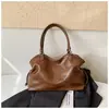 Bolso de moda transfronterizo de alta apariencia y gran capacidad, estilo otoño e invierno, bolso tote de temperamento exterior estilo francés, bolso de hombro para el trabajo