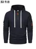 Sudadera con capucha para hombre Lead County Transfronteriza con múltiples bolsillos, Sudadera de primavera y otoño para hombre, Sudadera deportiva casual para hombre