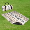 Esterilla de Picnic Ultrasónica Chunya Textile Impermeable a Prueba de Humedad Camping al Aire Libre PE Plegable Portátil Engrosada Salida de Primavera Esterilla para el Césped
