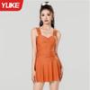 Traje de baño para mujer Sexy Estilo Puro Enterizo Adulto Nuevas Explosiones Conservador Tallas Grandes Cubre Vientre Adelgazante Traje de Baño para Aguas Termales