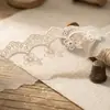 217471 Tecido Tencel Malha Renda Perfurada Acabamento para Roupas Femininas e Infantis Decoração de Saia Fita de Renda Acessórios para Vestuário