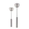 Batidor de Huevos Semiautomático de Acero Inoxidable Giratorio Mezclador de Crema y Huevo Doméstico Batidor de Huevos Manual Herramienta para Hornear