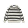 Suéter Unisex de Punto con Cuello Redondo Rayado, Estilo Nuevo de Invierno, Estilo Japonés, Moderno, Casual, Retro, Nicho, para Parejas, Perezoso, para Hombres y Mujeres