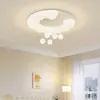 Lâmpada de quarto Lâmpada de teto Nordic Internet Celebrant Warm Bubble Hanging Ball Master Bedroom Lamp Cartoon Astronaut Children's Room Lamp
