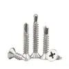 En Stock, Envío Inmediato: Tornillos Autorroscantes Phillips Cabeza Redonda de Acero Inoxidable 410 St3.5-St5.5, Tornillos Autorroscantes con Broca