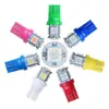 Lâmpada de carro T10 5050 5 luzes 5W5 indicador luz ampla luz de placa moto seta LED luz de carro azul