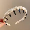 Diadema Retorcida Estilo Coreano para Niñas, Diadema de Lujo Ligero y de Alta Gama, Pinza Antideslizante para el Cabello de la Parte Superior Alta del Cráneo, Accesorios para el Cabello para Lavarse la Cara