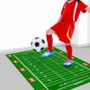 Esterilla antideslizante para entrenamiento de fútbol, con diatomeas, para el hogar, para control de ritmo y control de pelota deportiva, con aislamiento acústico para interiores y fitness
