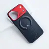 Adecuado para Funda Soporte para Teléfono Móvil Apple 17Promax 16Promax Cuero 17Air Succión Magnética 15Pro Funda Protectora Dura