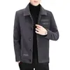 Nuevo Abrigo de Lana para Hombre Corto Otoño e Invierno Abrigo de Lana para Hombre Chaqueta Engrosada Moda Superior Rompevientos Casual