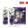 Kit de shampoo e condicionador Lux para cabelo 650g + 350g hidratante sedoso leve macio e brilhante lavar e cuidar caixa de presente