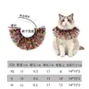 Colección T de Collares de Encaje para Mascotas: Baberos de Gato Lindos, Sombreros de Encaje para Mascotas, Pajaritas y Conjunto de Dos Piezas de Baberos
