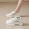 Comércio Exterior Transfronteiriço Sapatos Forrest Gump Femininos 2025 Novo Outono Estudante Sola Grossa Sapatos Brancos Torre Casual Esportes Tênis de Corrida