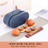 Juego de Té Kung Fu de Viaje traje Bolsa Portátil para Exterior Hogar Tetera Simple Juego de Regalo para Vacaciones Logotipo
