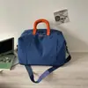 2026 Nueva Bolso Cruzado Unisex Casual para Exteriores Bloque de Color Gran Capacidad Ligero Versátil Bolso de Mano Bolso de Hombro Deportivo