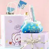 Portaplumas Día del Maestro Organizador de Escritorio de Oficina Decoración Creativa de Escritorio de Dibujos Animados Regalo para Examen de Admisión Universitaria de Estudiante