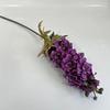 Nueva flor artificial violeta rama única delphinium flor de boda fila de flores falsas comercio exterior transfronterizo decoración del hogar venta al por mayor