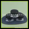 Botella Cuadrada Negra 10g caja de yeso botella de crema de manos caja de lentejuelas 10ML botella cuadrada de maquillaje caja de subempaque cuadrado con brillo