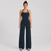 Conjunto de Colete Esportivo Cruzado com Gola Halter e Lindo Design nas Costas, Bojo no Peito, Colete Esportivo para Corrida e Yoga, Conjunto de Tops Esportivos Fitness para Mulheres