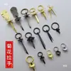 Manija de Tirar Crisantemo Dorado Correa Anillo de Tirar con Aguja Manija de Tirar Manija de Tirar Lata de Té Manija de Tirar Armadura Manija de Tirar Cajón de Mesa de Té Manija de Tirar