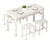 Mesa de jantar mesa de jantar e cadeiras mesa e cadeira comercial para restaurante combinação mesa retangular simples para café da manhã casa lanchonete cantina