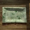 Mariposas Verdes Jugando en la Nieve, Tela de Seda Jacquard Xiangyun de Rayón, Camisa de Estilo Nacional Chino Nuevo, Chaleco, Tela Hecha a Mano para Cheongsam