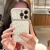 Funda Personalizada para Teléfono Móvil Apple 17Promax con Patrón de Piel de Serpiente Coreana, Ventana Grande para Iphone16 15/14Pro, Moderna
