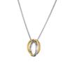 Collar de Acero Inoxidable para Pareja Europea y Americana Collar de Anillo Mobius Nueva Cadena para Clavícula Joyería Cadena Versátil para Suéter