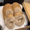 Versión de piel de vaca con suela gruesa y peluda, zapatos Birkenstock para mujer, nuevo estilo 2026, otoño e invierno, con felpa, cálidos, zapatos de algodón, zapatos Mary Jane