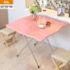 Mesa Plegable para Puestos, Mesa de Comedor, Mesa de Comedor Portátil para Dormitorios, Mesa Pequeña para 4 Personas, Adecuada para Espacios Pequeños