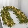 Decoração de Natal da Amazon Decoração de Parede de Rattan Sintético Decoração Luminosa de Porta Pingente de Janela para Festa de Natal de Rattan